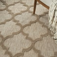 thumbnail image 5 of Nourison Easy Care 9' x 12' Natural Beige Indoor/Outdoor Rug, 5 of 11