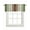Green, variant on Burnt Orange Kitchen Valances for Windows Farmhouse Linen Window Valance Curtain for Living Room Window Treatment Farmhouse Wood Grain Brown Vertical Striped Valance Rod Pocket Topper, 60 x 18 Inch