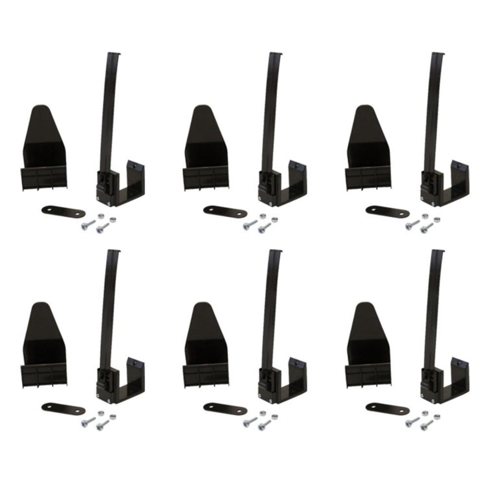 Feltree Garage Door Clips 4PCS/6PCS Springed Garage Door Clamps with Installation Accessories Nylon Garage Door Installation Clips for Halloween