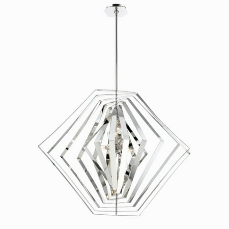 

Transitional 10-Light Chandelier with Chrome 36.5 inches Chandeliers Bailey Street Home 79-Bel-2608530