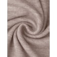 thumbnail image 7 of DARING DIVA Women's Pajama Set Split Jersey Knit Tops with Fitted Shorts L Brown, 7 of 7