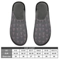 thumbnail image 5 of IAUYY Memory Foam House Slippers Suitable for Both Men and Women. Comfortable, Anti-Slip Plush Flat-Bottomed Slippers The Best Holiday Gift Pink Outline Line, 5 of 9