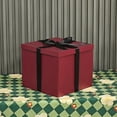 thumbnail image 4 of Caja de Regalo YINUOYOUJIA Burdeos 30x30x25 cm Grande, 4 of 5