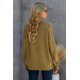 thumbnail image 1 of ABPHQTO Suéter Caqui De Mujer Con Cuello Alto Y Bolsillo Con Cremallera De 1/4, 1 of 5