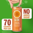 thumbnail image 4 of IZZE Sparkling Juice Beverage Blend, Clementine, No Sugar Added, 8.4 FL OZ, 24 Cans, 4 of 9