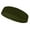 Army Green, variant on Couver Standard Size Unisex Head Sweatband fit for most Kids & Adult for all purpose 6 Pieces Pack, color in Random