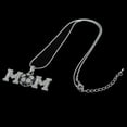 thumbnail image 2 of Soccer Mom Pendant Crystal Sports Necklace Woman Anti-Tarnish  Silverplated Jewelry 200-A, 2 of 3