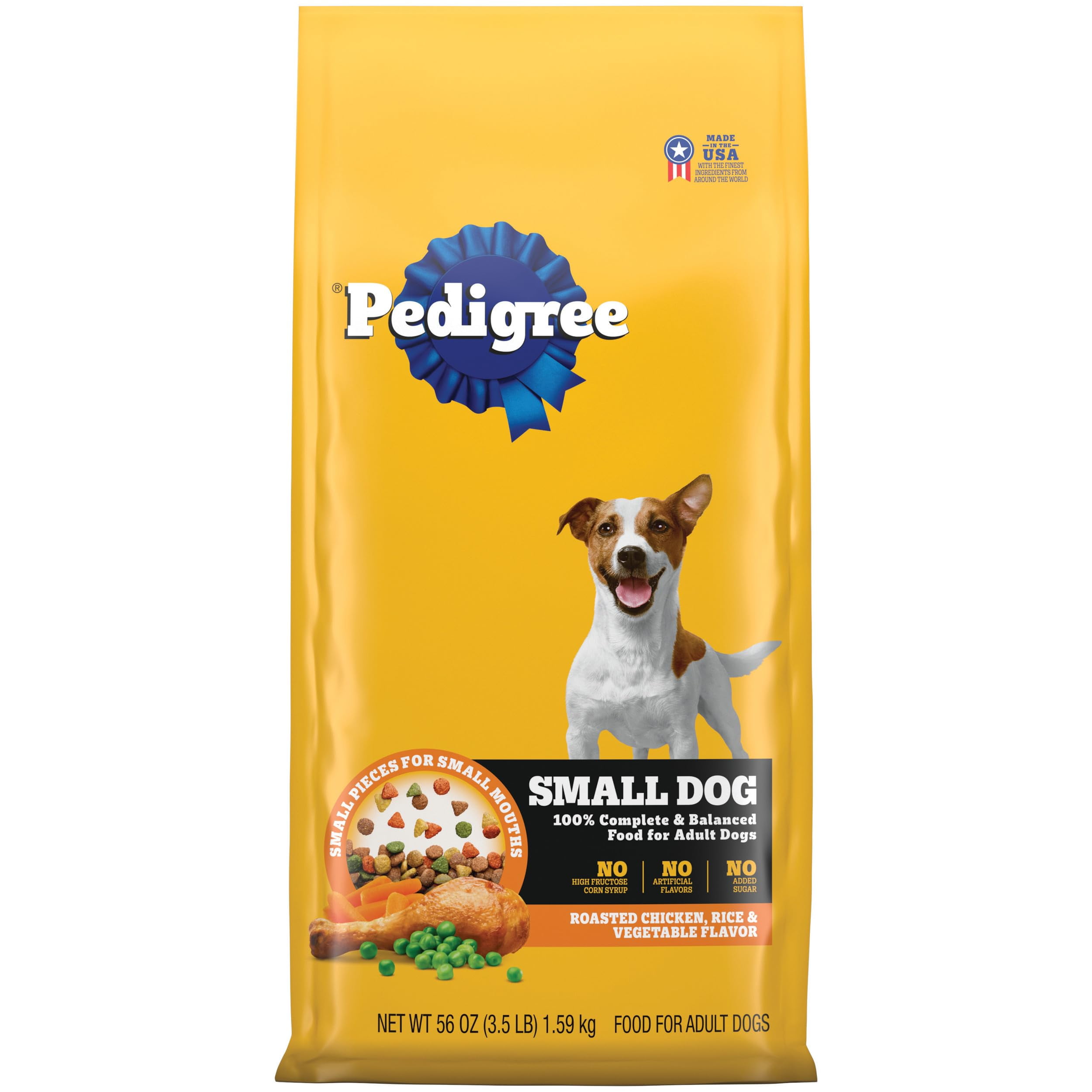 Pedigree Complete Nutrition Large Breed Adult Dry Dog Food Roasted Chicken Rice Vegetable Kibble 40lb Bag Walmart