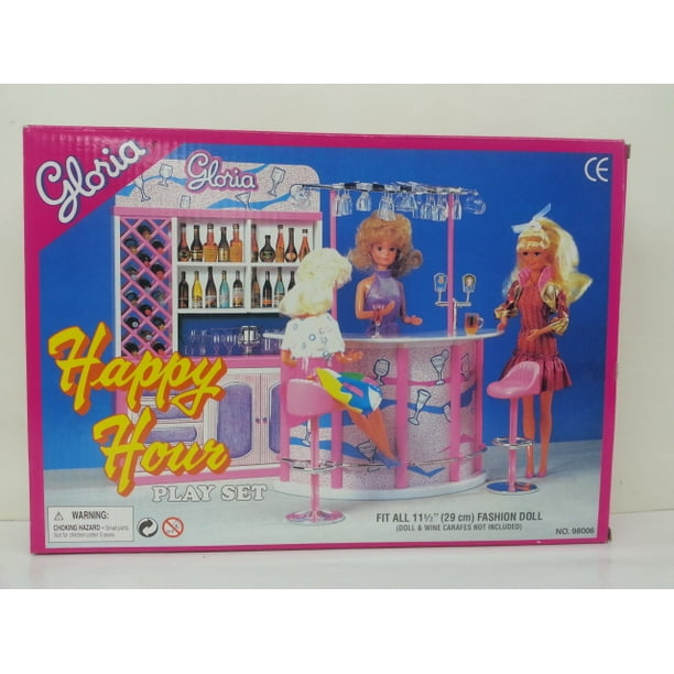 Gloria Happy Hour Bar Stand For 11 5 Fashion Dolls And Dollhouse