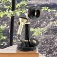 thumbnail image 4 of VintiquE - Black Brass Finish Miniature Tabletop Telephone Small Candle Stick Telephone Brass Finish Rotary dial Vintage Model Ornament Collection, 4 of 10