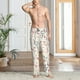 thumbnail image 2 of Balery Wildflower Watercolor 3 Pantalones de pijama para hombre, pijama ultraligero, pantalón de descanso-Medium, 2 of 6