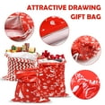 thumbnail image 4 of Christmas Gift Bags with Drawstring 20x16 inch, 3pcs Reusable Christmas Wrapping Sacks Cloth Pouches for Xmas Presents Party Favor, 4 of 7