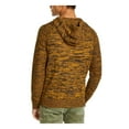thumbnail image 2 of INC Mens Monster Ribbed Knit Pullover Hooded Sweater Orange L, 2 of 2