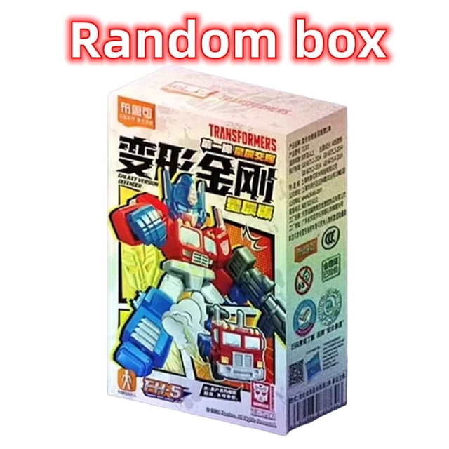 Transformer Blind box Toys Defender Version 1 2 3 Optimus Prime Starscream Bumblebee Building Blocks Action Figure