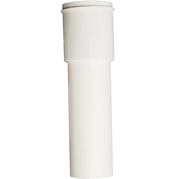Plumb Pak PP911W Pipe Extension Tube, 1-1/2 x 1-1/2 in, 12 in L, Slip-Joint, Plastic, White