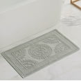 thumbnail image 4 of Grey Blue, Medallion, 21x34 in Bath Rug, Jean Pierre, 4 of 9