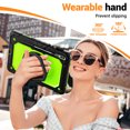 thumbnail image 4 of for Samsung Galaxy Tab S8 Plus/S7 FE/S7+ Plus Case 12.4 inch, 360 Rotating Shockproof Cover with Stand, Handle, Shoulder Strap, Lime Panel, 4 of 7