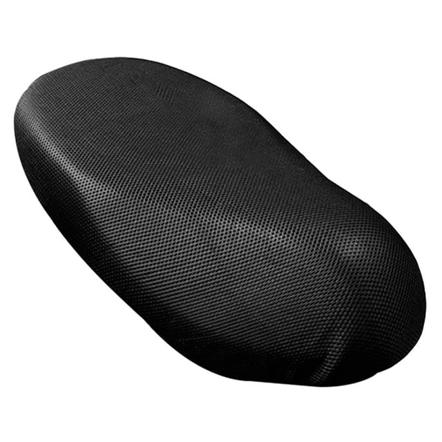 Funda de cojín para asiento de motocicleta, funda protectora de malla para asiento de motocicleta