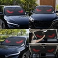 thumbnail image 4 of Car Windshield Sun Shade, Double Layer Aluminum Foil Front Window Visor, Foldable Heat Blocking Cover for Vehicle Interior Protection, Parking, Daily Travel, SUV, Truck, and Sedan, B, 4 of 8