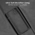 thumbnail image 5 of for iPhone 13 Case, Silicone Upgraded [Camera Protection] Phone Case with [2 Screen Protectors], Soft Anti-Scratch Microfiber Lining Inside, 6.1 inch, Space Gray, 5 of 11