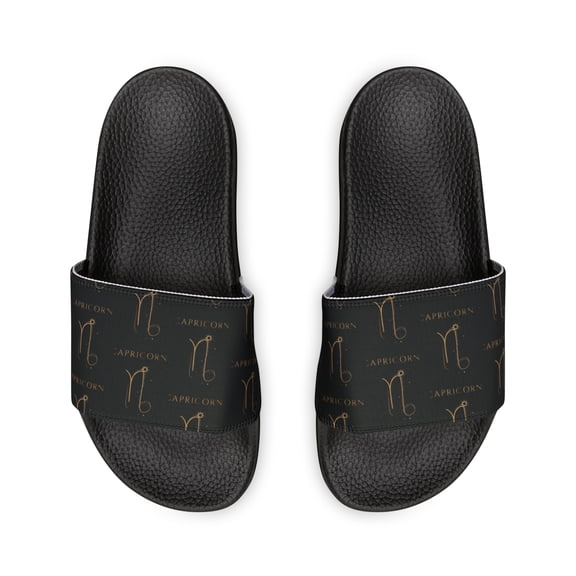 Capricorn Zodiac Symbol Women's PU Slide Sandals