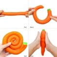 thumbnail image 3 of Juguetes elásticos para aliviar el estrés de plátano y zanahoria Caucho elástico relleno de arena y pegamento, 3 of 7