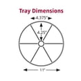 thumbnail image 2 of Two Tier Revolving Display 8"H x 11"Dia. - 12 Sections, 2 of 4