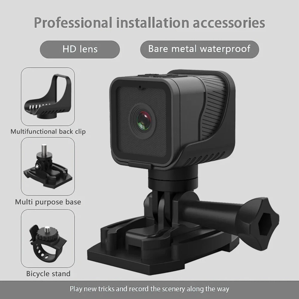Waterproof 1080P Full HD Sports Action Camera MotorCycle Bike Helmet wifi CAM