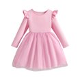 thumbnail image 5 of Girls Tutu Dress Size 10-12 Girls Toddler Tutu Dresses Winter Long Sleeve Tulle for Party Casual Outfits 2-12T, 5 of 5