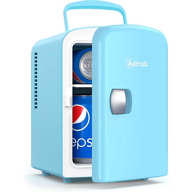Mini Fridge, 4 Liter Portable Cooler and Warmer Refrigerators for