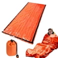 thumbnail image 2 of Saco de dormir de emergencia, impermeable, portátil, manta térmica, para exteriores, camping, mochilero, senderismo, saco vivac para adultos., 2 of 8