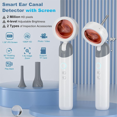 thumbnail image 2 of Wireless Ear Otoscope with 1080P HD Camera and 4 LED Lights 1.38inch IPS Display Ear Camera with Inspection Head, 2 of 8