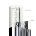 thumbnail image 6 of Bestco Acrylic Contemporary Wall Sconce with Integrated LED Light Chrome Finish 3000K Color Temp, 6 of 8