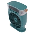 thumbnail image 3 of Ventilador humidificador portátil con función de alarma de temporizador Enfriador de aire recargable USB ajustable de 600 ml para la oficina en casa, 3 of 10