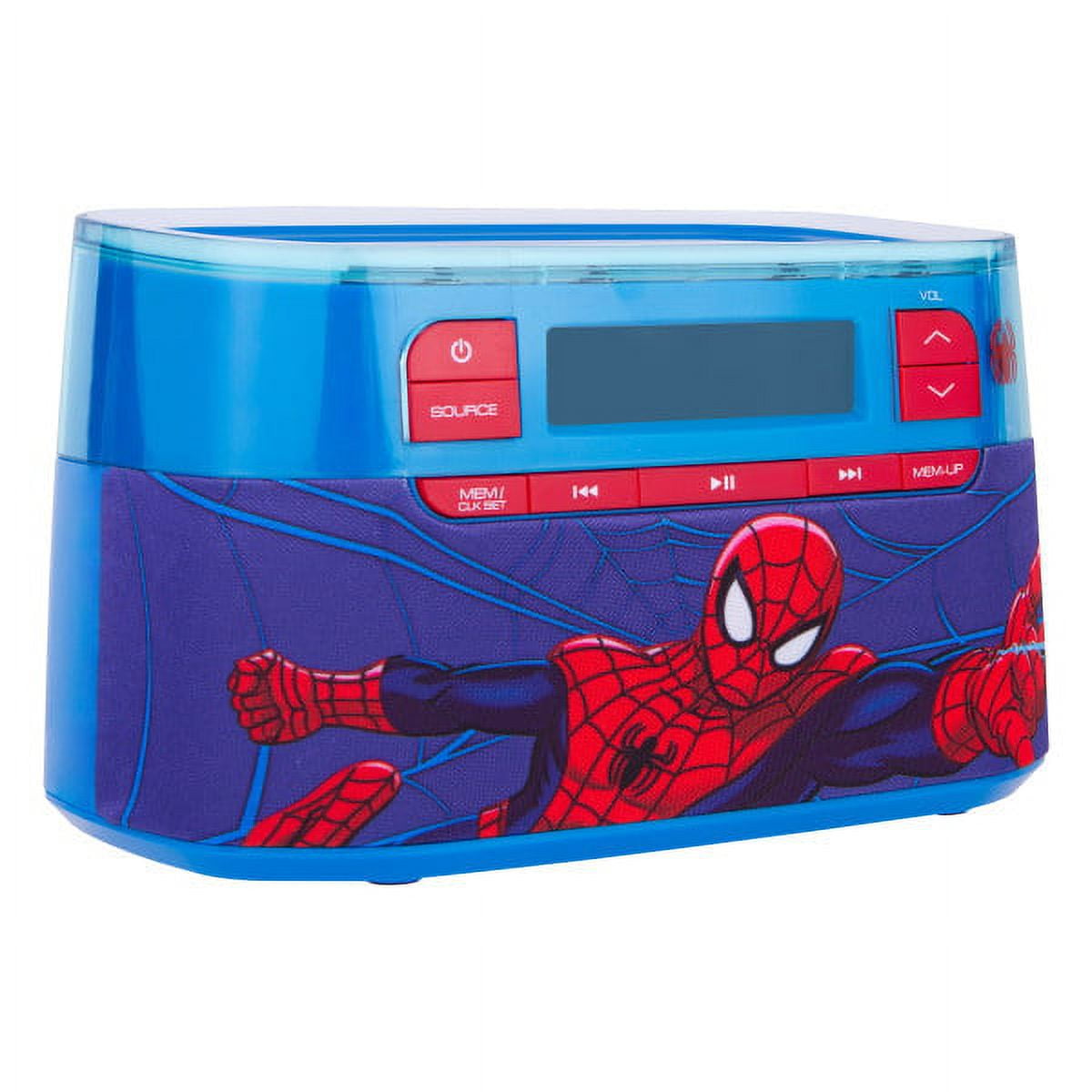 Sakar Spiderman Bluetooth Clock Radio - Walmart.com