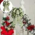 thumbnail image 3 of LMTODLFG Spring Wreath Bow Large Burlap Yellow Wreath Bow Tree Topper Bow for Wreath Window Indoor Outdoor Spring Summer Party Decorations, 3 of 10