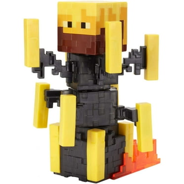 Minecraft Survival Mode Blaze with Spinning Action 5-Inch Figure
