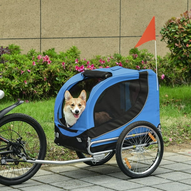 Pawhut pet bike trailer hotsell