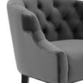 thumbnail image 5 of Modway Precept Accent Performance Velvet Armchair in Gray, 5 of 6