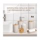thumbnail image 5 of Juego De Baño 5 Piezas Dispensador Accesorios Plásticos Crema, 5 of 5