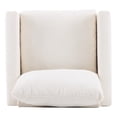 thumbnail image 5 of Corduroy Chair With - Relaxing Bedroom Beige Armchair , Ergonomic Sleeper For Office, Bedroom, Living Room Spacious Lounge, 5 of 6
