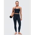 thumbnail image 5 of CRZ YOGA Butterluxe Padded Yoga Longline Sports Bras for Women Twist Cross Back Crop Tops, 5 of 6