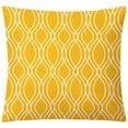 thumbnail image 2 of Decorative Geometric Yellow Grey 18 x 18 Inches Throw Pillow Covers - Modern Pattern Linen Square Pillow Cushion Case for Sofa Couch Bed Home Decor Outdoor (18" x 18", Yellow), 2 of 7