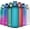 Peacock Blue, variant on Zip 30oz Plastic Water Bottle Dishwasher Safe, Leakproof Flip-Top Lid,  Tritan, Wide Mouth   Water Bottle for Gym Hiking Commuting Outdoor Travel and School