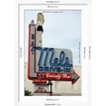thumbnail image 5 of Art.com Mel's Diner sign, Hollywood, Los Angeles, California, USA Photo by Natalie Tepper, White Frame Wall Art, 32" x 44", 5 of 5