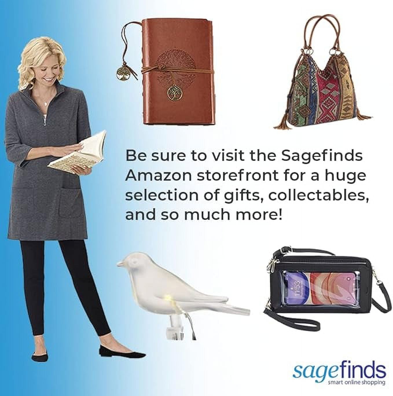 SAGEFINDS Lace Up Purse