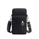 thumbnail image 1 of Bolso de mano de nailon WEIHJMXG para teléfono móvil de mujer negro, 1 of 4