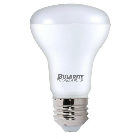 Bulbrite 862808 7.5W LED Filament Dimmable R20 Light Bulbs with 525 lm 3000K Medium E26 Base, Frost Glass & Soft White - Pack of 4