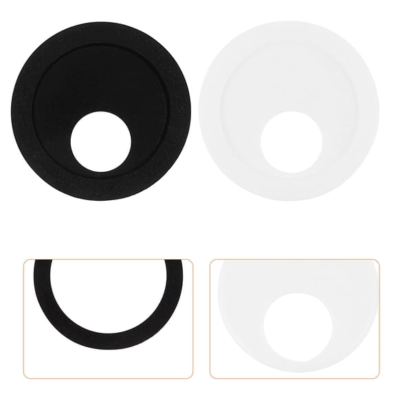 IDEANATEGRATE 6Pcs Plastic Webcam Cover Round Camera Lens Privacy Protector for Phone Car Use