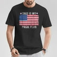thumbnail image 2 of This Is My Pride Flag USA American Vintage 4th of July T-Shirt, Patriotic Independence Day Graphic Tee, Retro USA Flag Design, Classic July 4th Celebration Shirt, Comfortable Holiday Party Top, 2 of 3